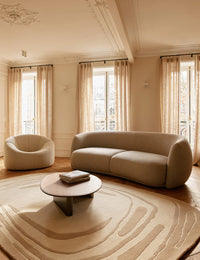 Mint Irregular Hand-Tufted Wool Rug - Image 3