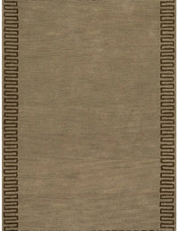 Mira Brown Abstract Hand-Tufted Wool Rug - Image 2
