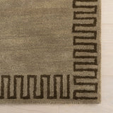 Mira Brown Abstract Hand-Tufted Wool Rug - Image 4