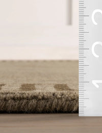 Mira Brown Abstract Hand-Tufted Wool Rug - Image 5
