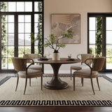 Mira Tan Abstract Hand-Tufted Wool Rug - Image 1