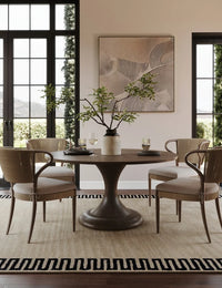 Mira Tan Abstract Hand-Tufted Wool Rug - Image 1