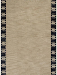 Mira Tan Abstract Hand-Tufted Wool Rug - Image 2