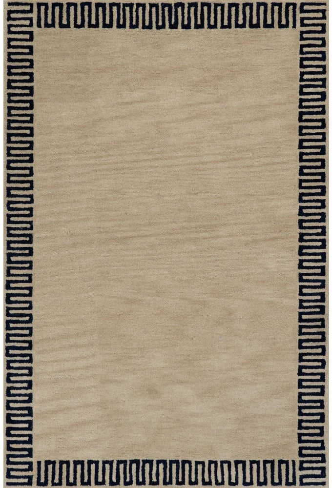 Mira Tan Abstract Hand-Tufted Wool Rug - Image 2