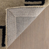 Mira Tan Abstract Hand-Tufted Wool Rug - Image 3