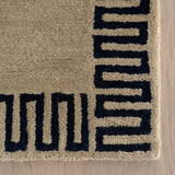 Mira Tan Abstract Hand-Tufted Wool Rug - Image 4