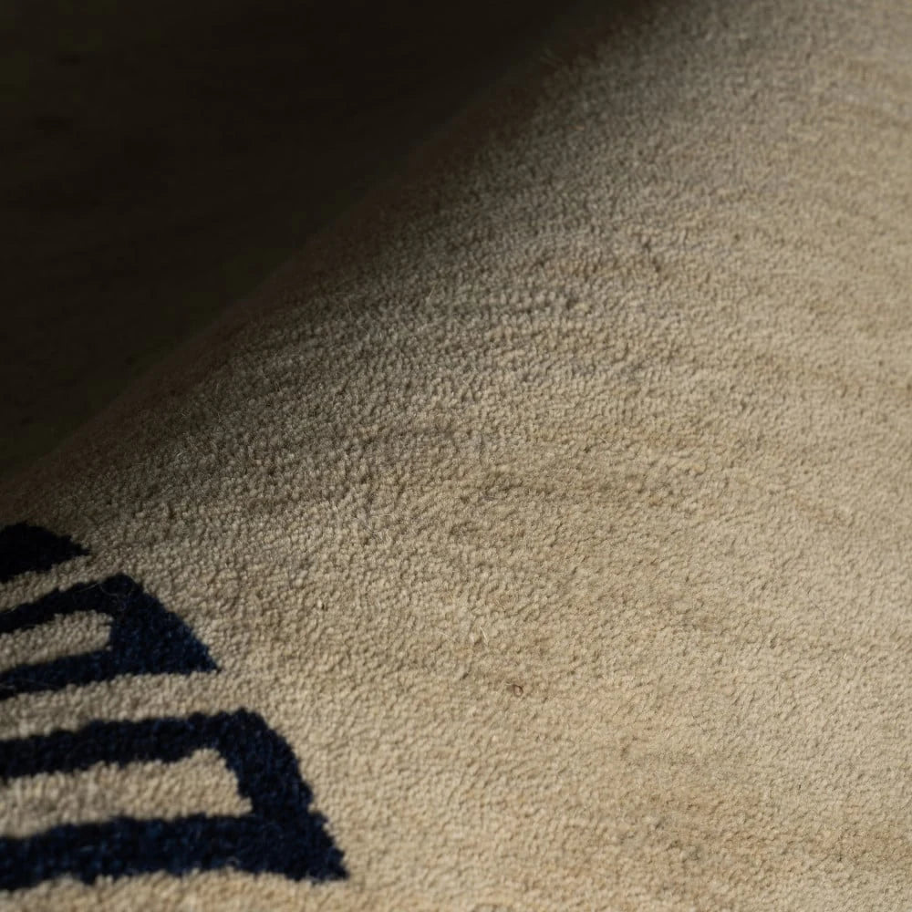 Mira Tan Abstract Hand-Tufted Wool Rug - Image 7