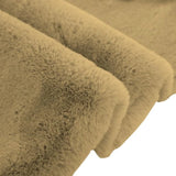 Mocha Faux Rabbit Fur Rug - Image 2