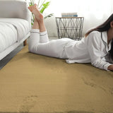 Mocha Faux Rabbit Fur Rug - Image 5