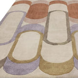 Module Abstract Hand-Tufted Wool Rug - Image 2