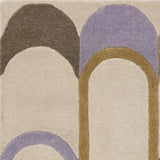 Module Abstract Hand-Tufted Wool Rug - Image 4