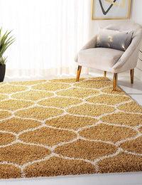 Morocco GOLD Retro Collection Plush Shag Rug - Image 6