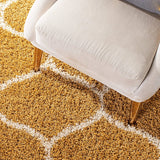 Morocco GOLD Retro Collection Plush Shag Rug Round Rug - Image 2