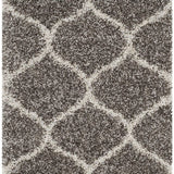 Morocco GREY MULTI Retro Collection Plush Shag Rug - Image 4