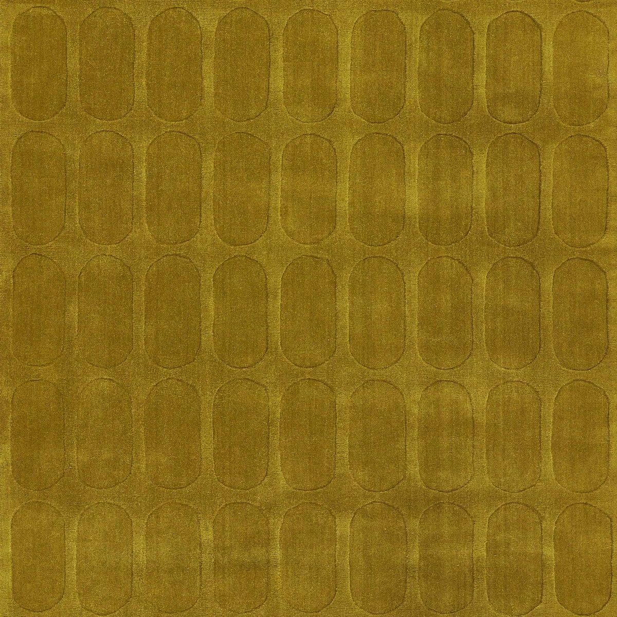 Morris Mustard Geometric Hand-Tufted Wool Rug - Image 2