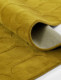 Morris Mustard Geometric Hand-Tufted Wool Rug - Image 3