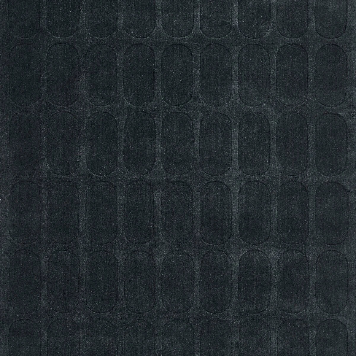 Morris Navy Geometric Hand-Tufted Wool Rug - Image 2