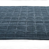 Morris Navy Geometric Hand-Tufted Wool Rug - Image 3