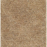 Mud Beige Solid Plush Shag Rug - Image 2