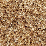 Mud Beige Solid Plush Shag Rug - Image 5