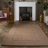 Myra Cream Solid Hand-Tufted Wool Rug - Image 1