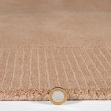 Myra Cream Solid Hand-Tufted Wool Rug - Image 2