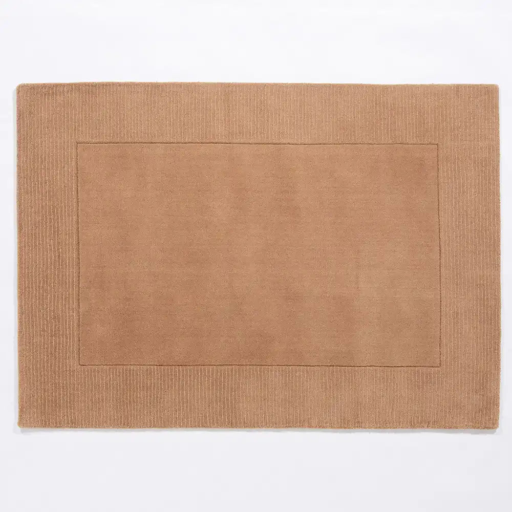 Myra Cream Solid Hand-Tufted Wool Rug - Image 4