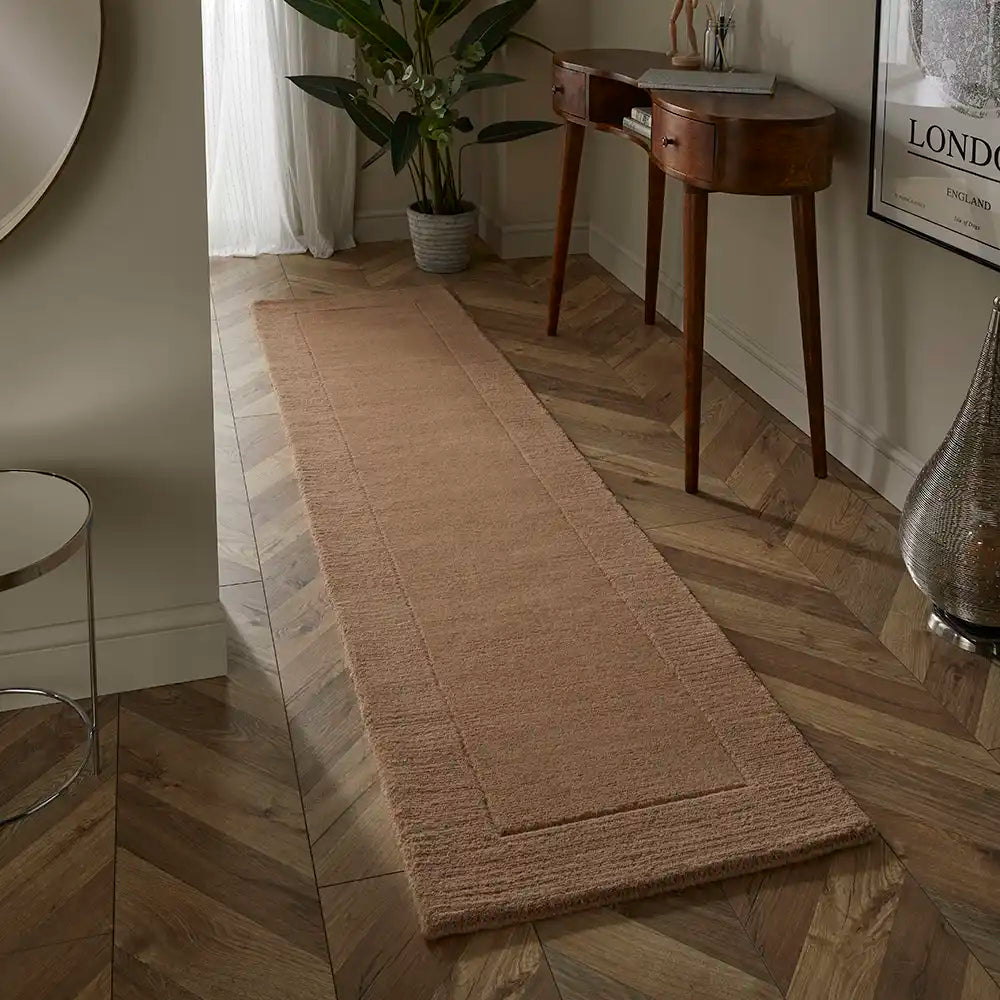 Myra Cream Solid Hand-Tufted Wool Rug - Image 5