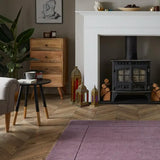 Myra Mauve Rug Solid Hand-Tufted Wool Rug - Image 1