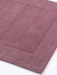 Myra Mauve Rug Solid Hand-Tufted Wool Rug - Image 2