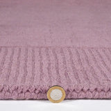 Myra Mauve Rug Solid Hand-Tufted Wool Rug - Image 4