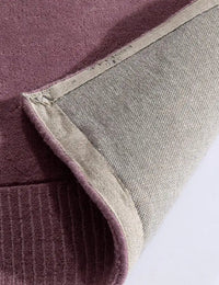 Myra Mauve Rug Solid Hand-Tufted Wool Rug - Image 5