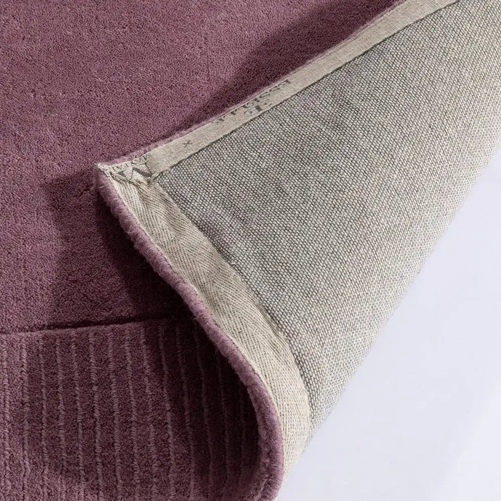 Myra Mauve Rug Solid Hand-Tufted Wool Rug - Image 5