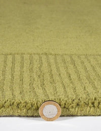 Myra OLIVE Solid Hand-Tufted Wool Rug - Image 2