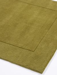 Myra OLIVE Solid Hand-Tufted Wool Rug - Image 3