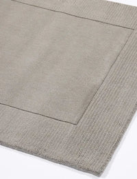 Myra Silver Solid Hand-Tufted Wool Rug - Image 3