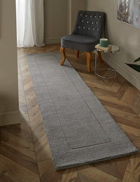 Myra Silver Solid Hand-Tufted Wool Rug - Image 5