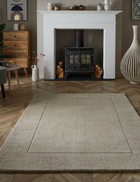 Myra Stone Solid Hand-Tufted Wool Rug - Image 1