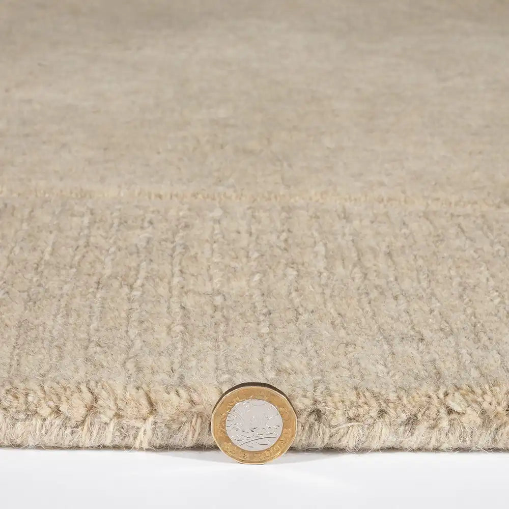 Myra Stone Solid Hand-Tufted Wool Rug - Image 2
