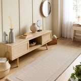 Natural Solid Hand-Tufted Wool Rug - Image 3