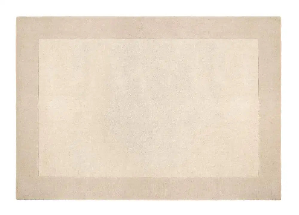 Natural Solid Hand-Tufted Wool Rug - Image 4
