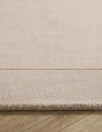 Natural Solid Hand-Tufted Wool Rug - Image 5