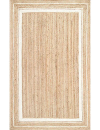 Natural White Natural Jute Rug - Image 2