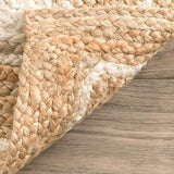 Natural White Natural Jute Rug - Image 3