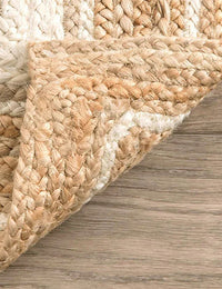 Natural White Natural Jute Rug - Image 3