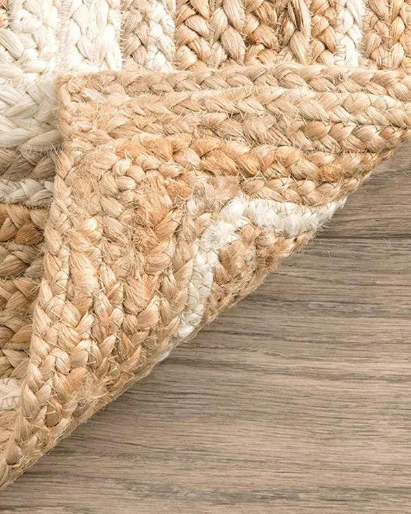 Natural White Natural Jute Rug - Image 3
