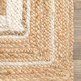 Natural White Natural Jute Rug - Image 4
