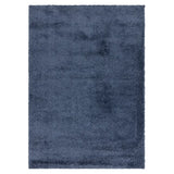 Navy Solid Plush Shag Rug - Image 2