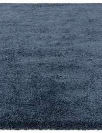 Navy Solid Plush Shag Rug - Image 5