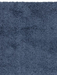 Navy Solid Plush Shag Rug - Image 6